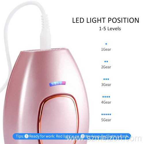 Portable permanent painless IPL laser hair removal epilator